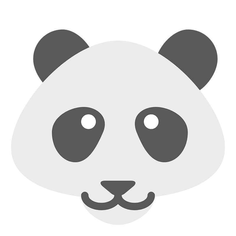 Panda icon. Free download transparent .PNG | Creazilla