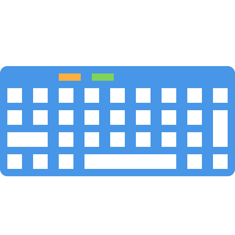 Keyboard icon. Free download transparent .PNG Creazilla