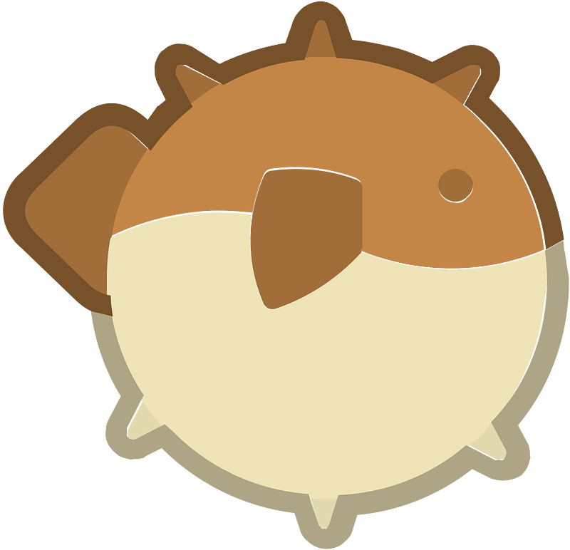 Puffer fish icon. Free download transparent .PNG Creazilla