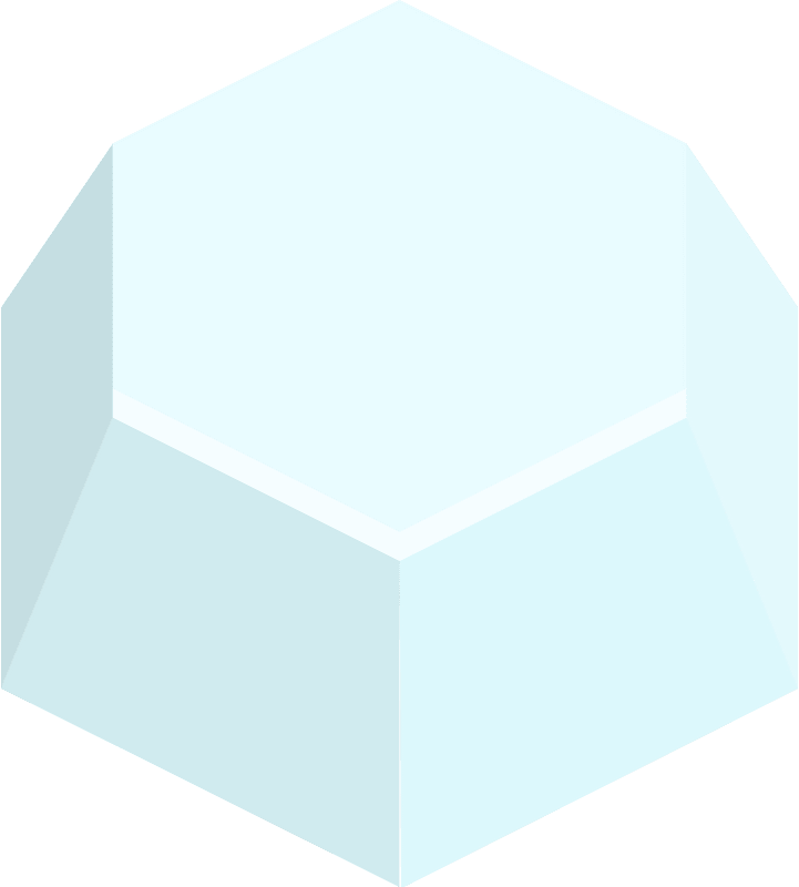 Grey green hexagon hills icon. Free download transparent .PNG Creazilla