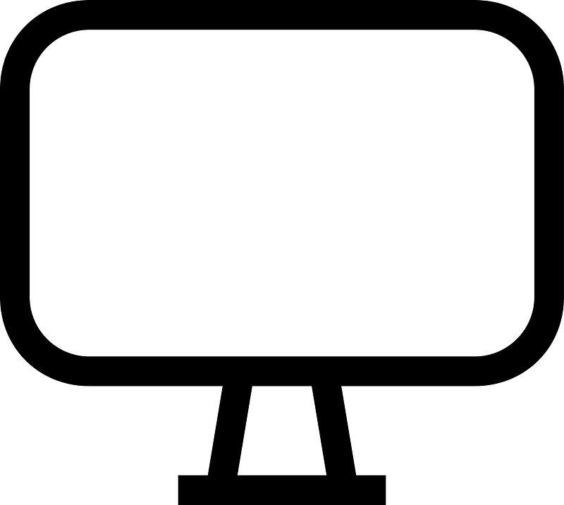 Monitor icon. Free download transparent .PNG Creazilla