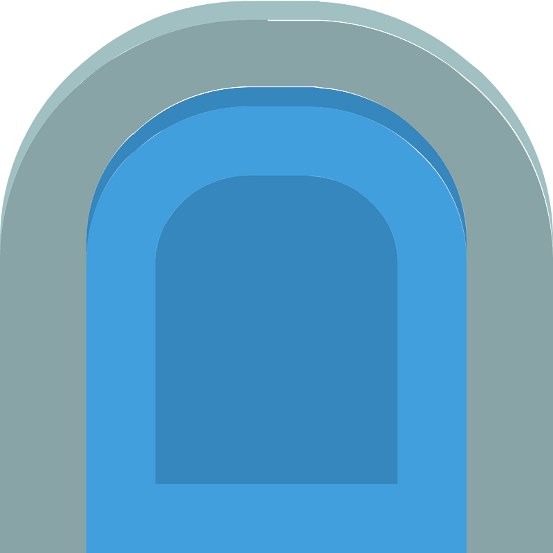 Blue door icon. Free download transparent .PNG Creazilla