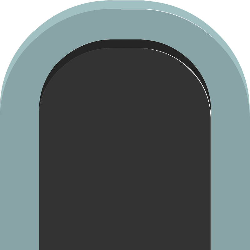 Black door icon. Free download transparent .PNG Creazilla