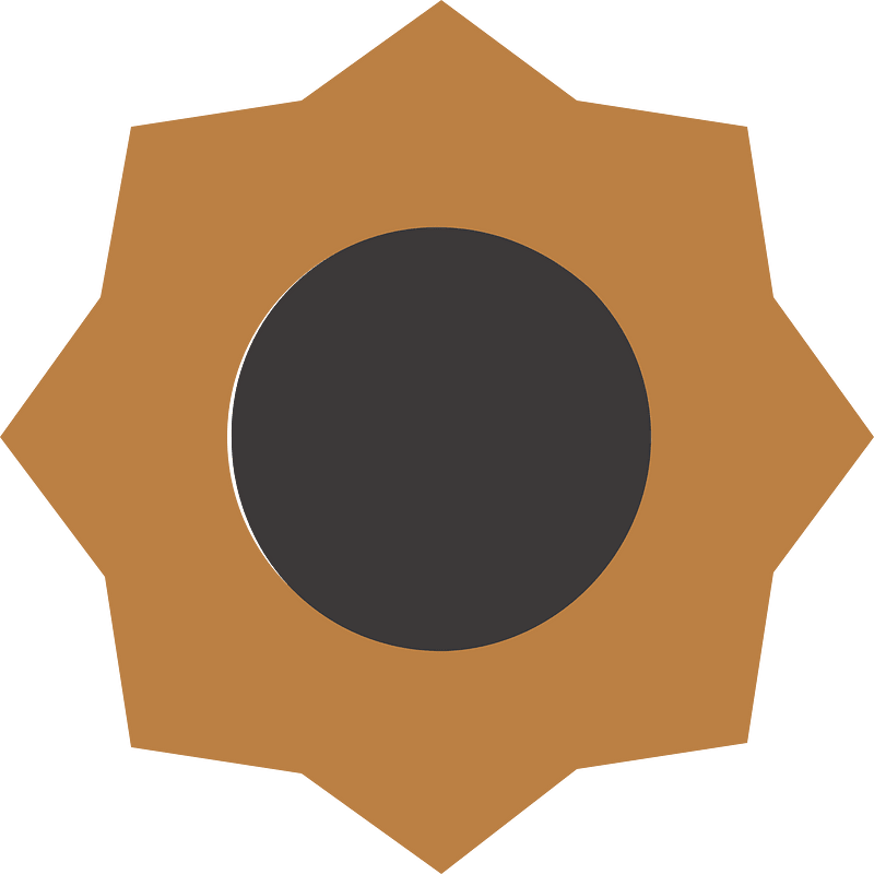 Star 0504 brown icon. Free download transparent .PNG Creazilla