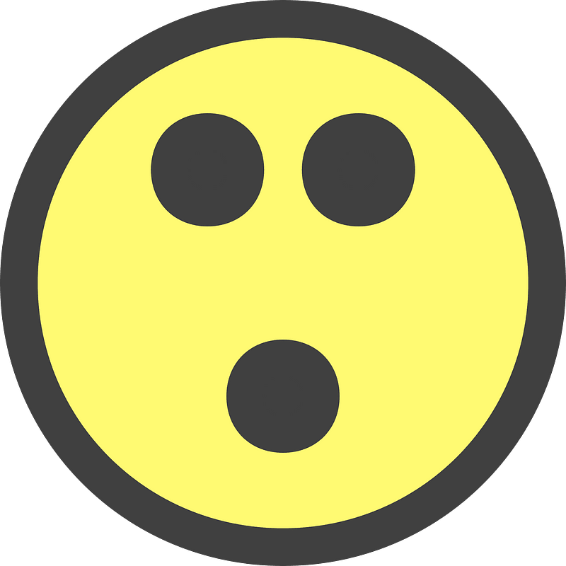 Astonishment smiley icon. Free download transparent .PNG Creazilla