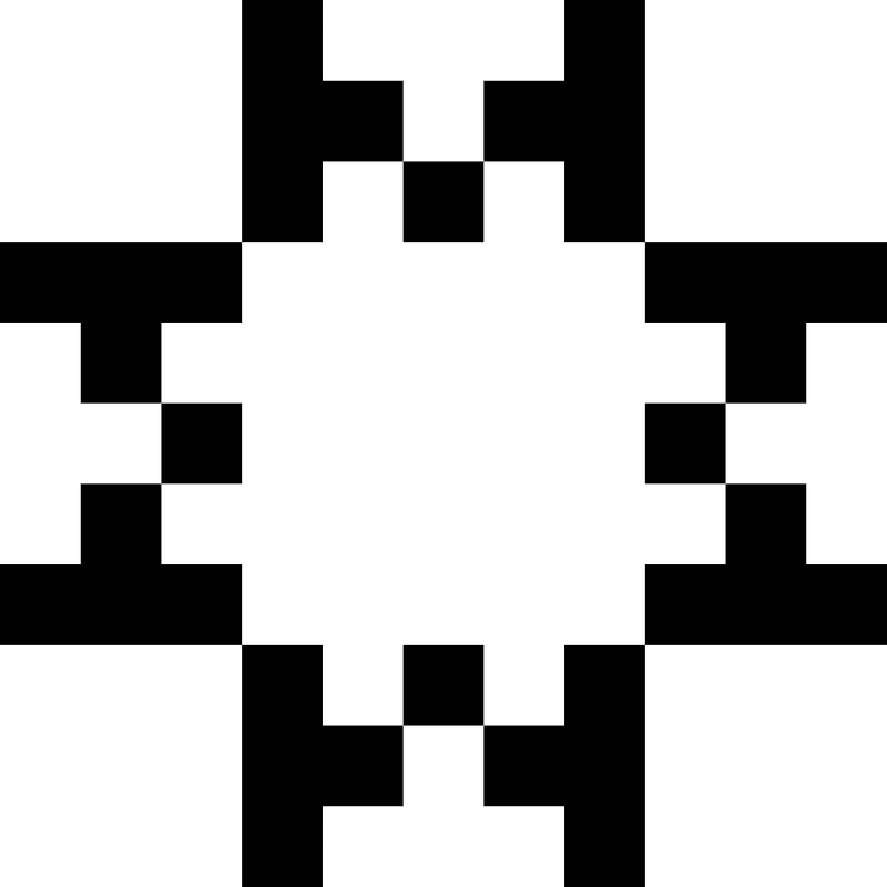 Pixel Quilt Block Pattern icon. Free download transparent .PNG Creazilla