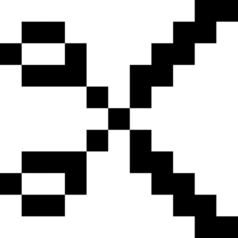 Pixel Scissors Free vector icons on