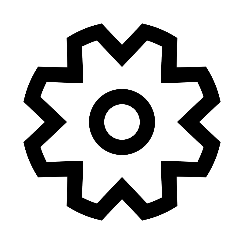 Settings cog icon