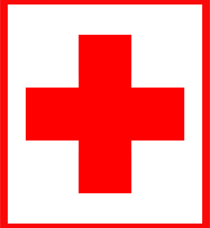 Red Cross icon. Free download transparent .PNG | Creazilla