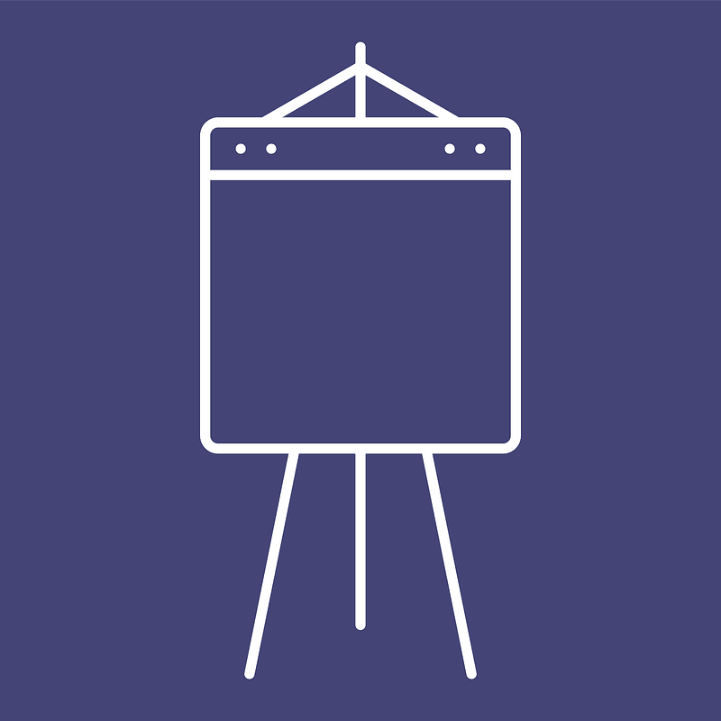 Flipchart icon. Free download transparent .PNG Creazilla