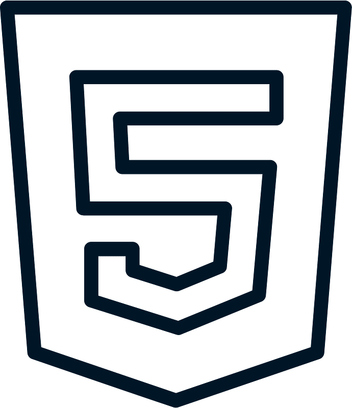 Html5 icon. Free download transparent .PNG | Creazilla