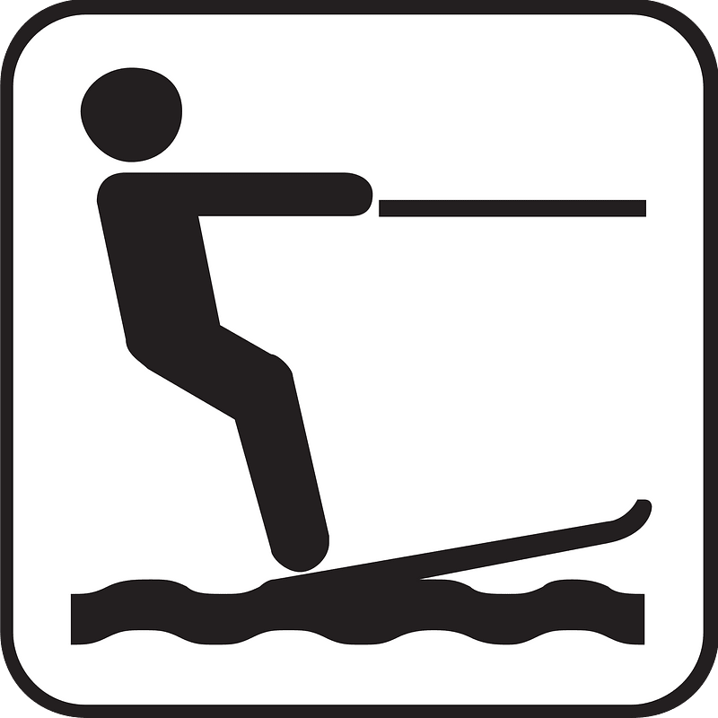 Water Skiing icon. Free download transparent .PNG Creazilla