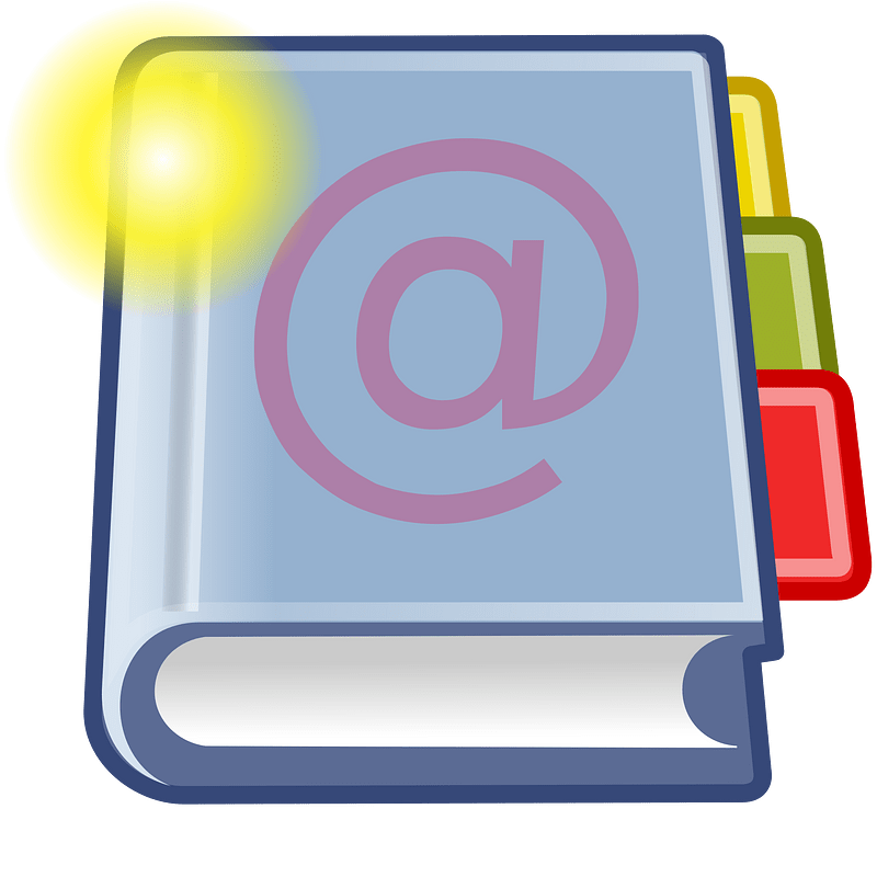Address Book icon. Free download transparent .PNG Creazilla