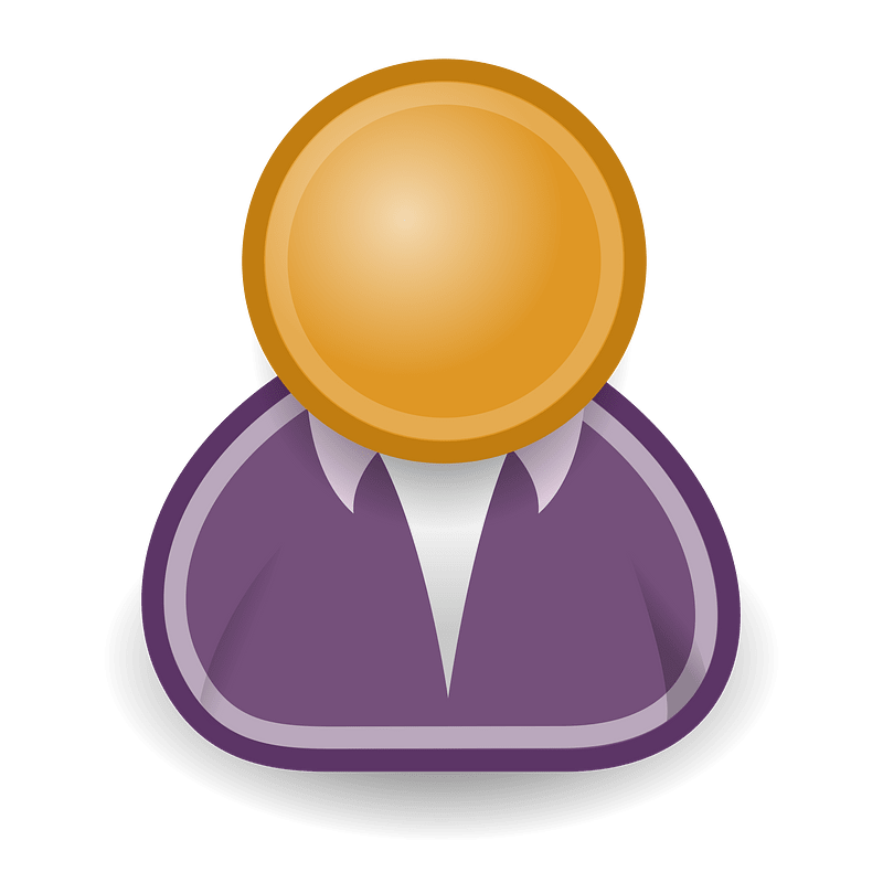 Emblem-person-purple icon. Free download transparent .PNG | Creazilla