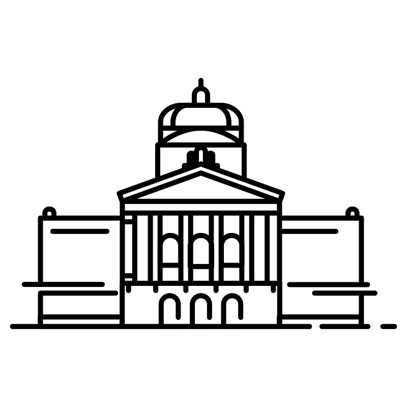 WIKIMEDIA 15ANS SWITZ PALAISFED02 icon. Free download transparent