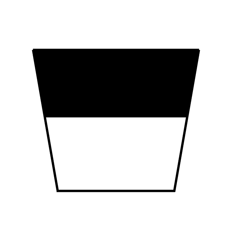 Half full bucket restricted full loaded icon. Free download transparent .PNG Creazilla