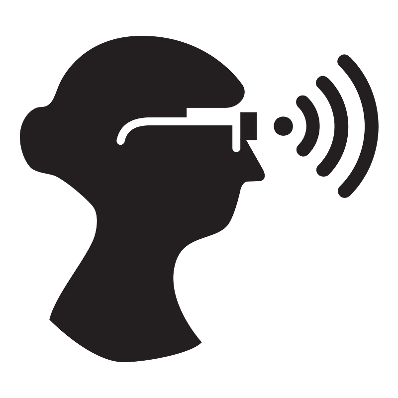 Google Glass The Noun Project icon. Free download transparent .PNG