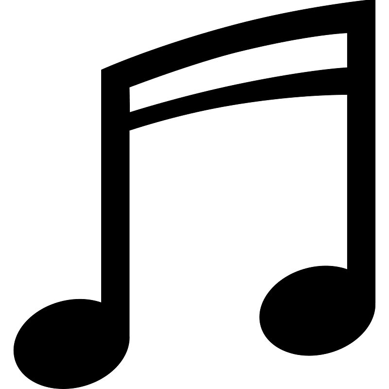 Music 1 The Noun Project icon. Free download transparent .PNG Creazilla