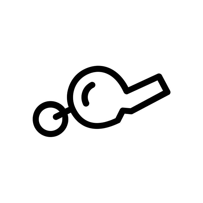 Whistle (67686) The Noun Project icon. Free download transparent .PNG