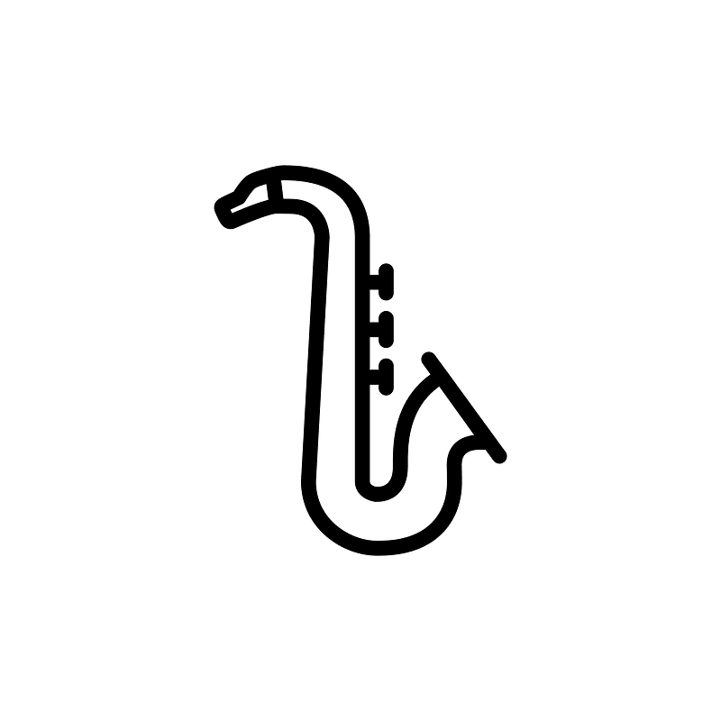 Saxophone (887836) The Noun Project icon. Free download transparent