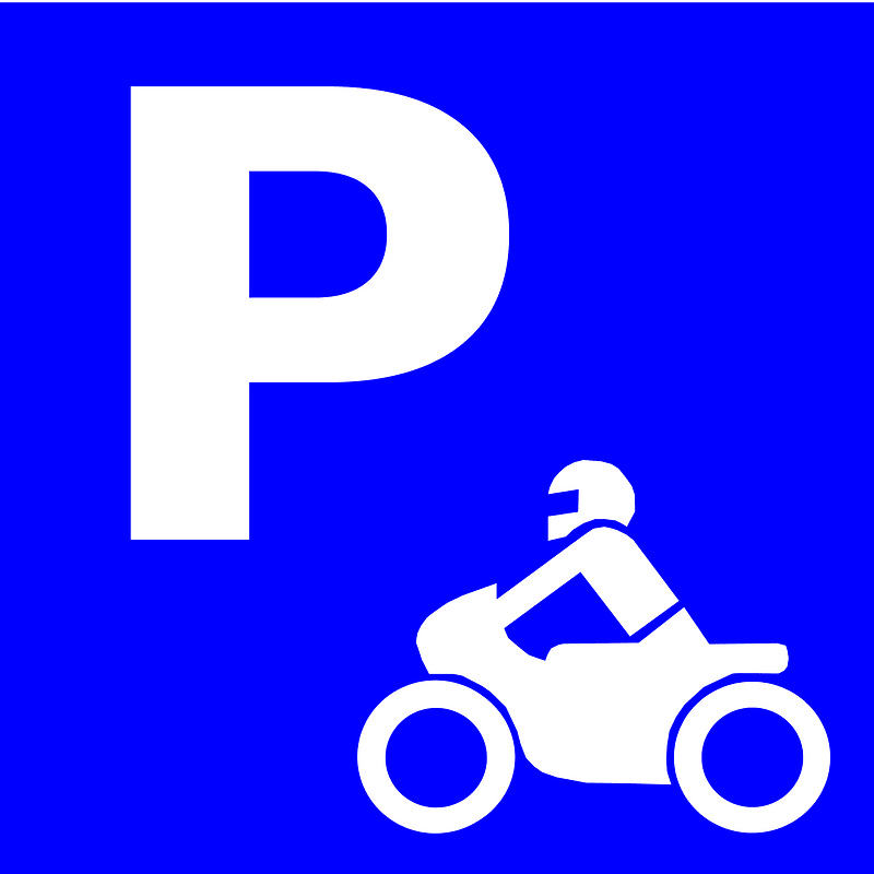 Motorcycle parking 3 icon. Free download transparent .PNG Creazilla