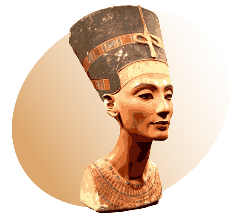 P nefertiti brown icon. Free download transparent .PNG Creazilla