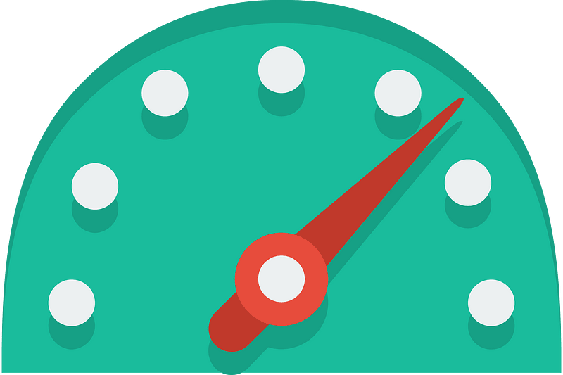 Green speedometer icon. Free download transparent .PNG Creazilla