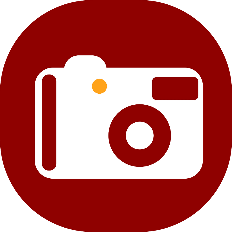 Red camera icon. Free download transparent .PNG | Creazilla