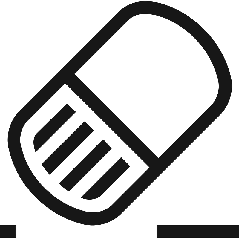 Eraser icon. Free download transparent .PNG Creazilla