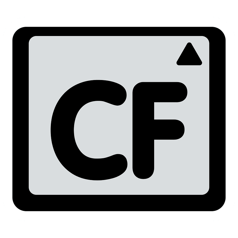 Compact Flash Mount icon. Free download transparent .PNG Creazilla