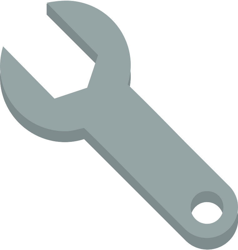 Wrench icon. Free download transparent .PNG Creazilla