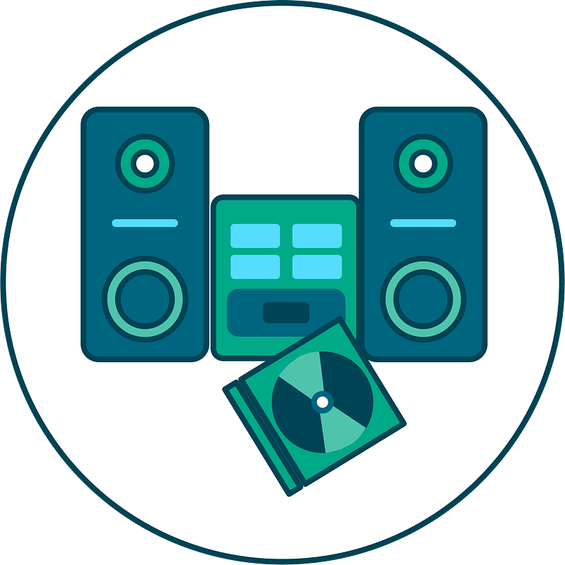 cd player icon. Free download transparent .PNG Creazilla