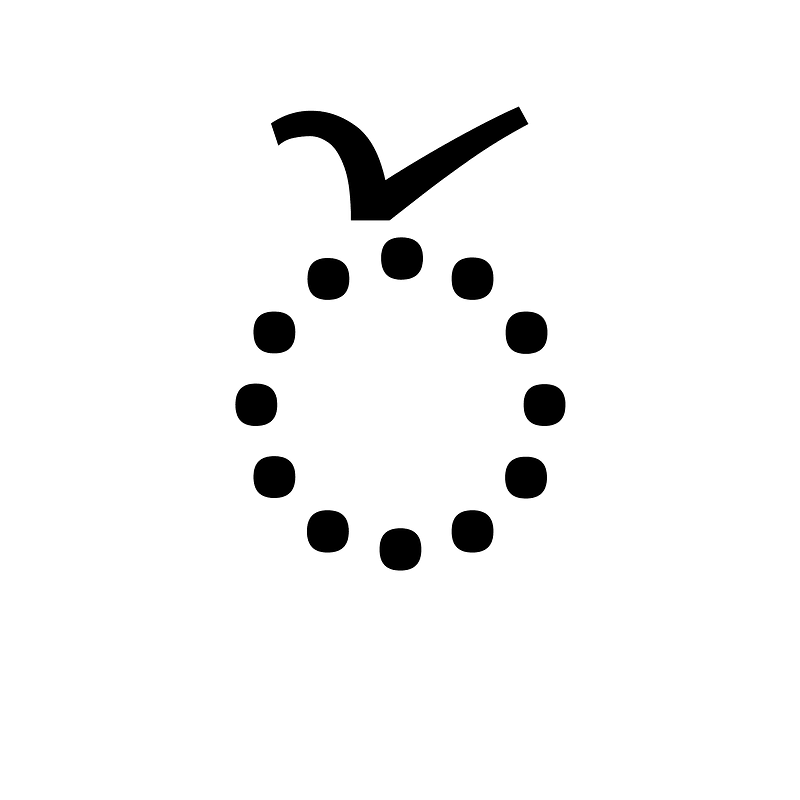 Limbu Vowel Sign O - Free vector icons on creazilla.com