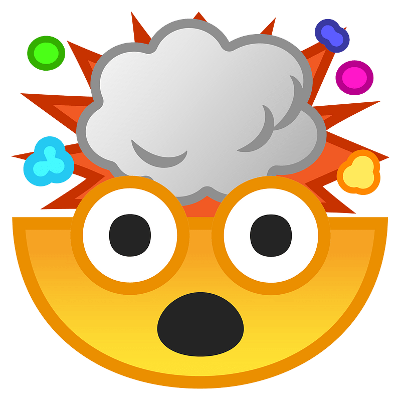 Noto Emoji Oreo 1F92f icon. Free download transparent .PNG | Creazilla