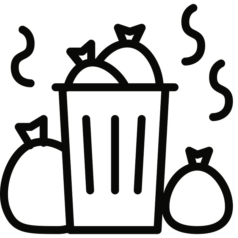 Trash icon. Free download transparent .PNG Creazilla