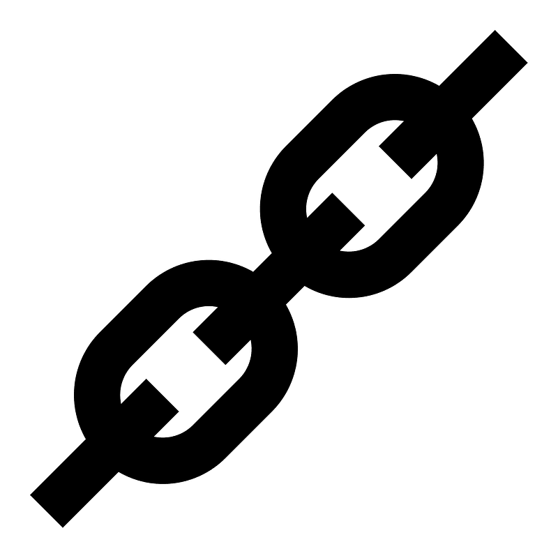 Chain icon. Free download transparent .PNG Creazilla