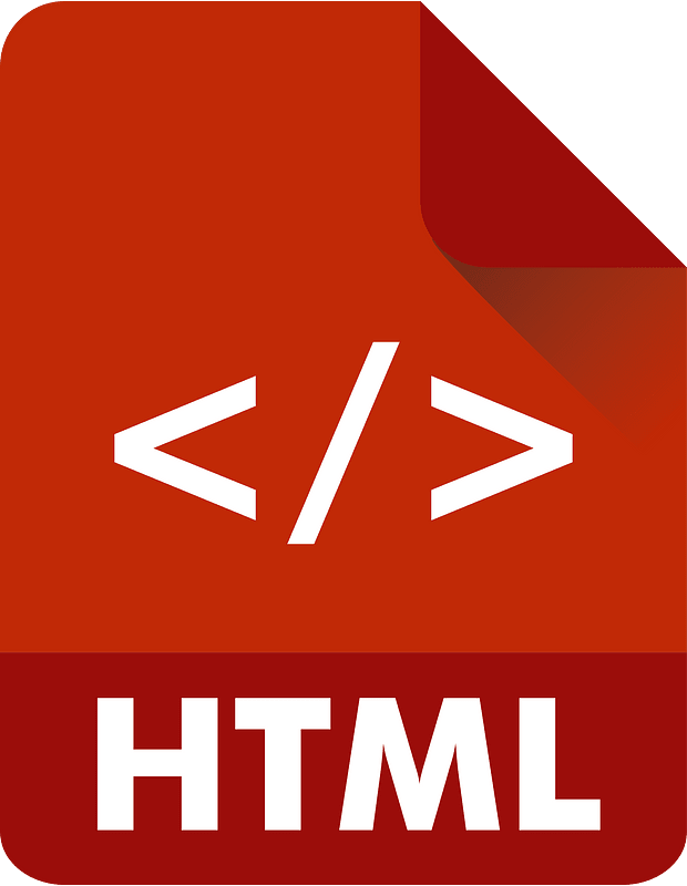 Html file icon. Free download transparent .PNG | Creazilla