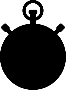 Stop watch - Free vector silhouettes on creazilla.com