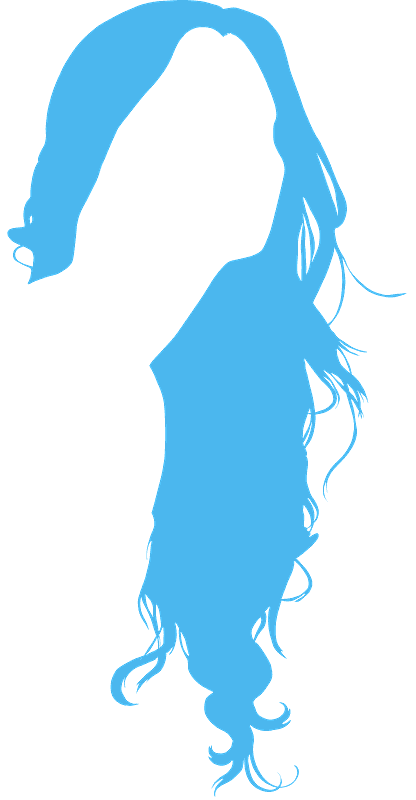 Natural Hair Silhouette Free Vector Silhouettes Creazilla