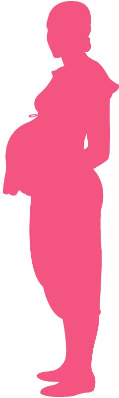 妊婦 無料ベクトルシルエット Creazilla