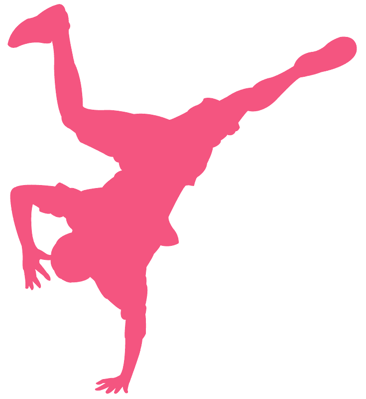 ブレイクダンス 無料ベクトルシルエット Creazilla