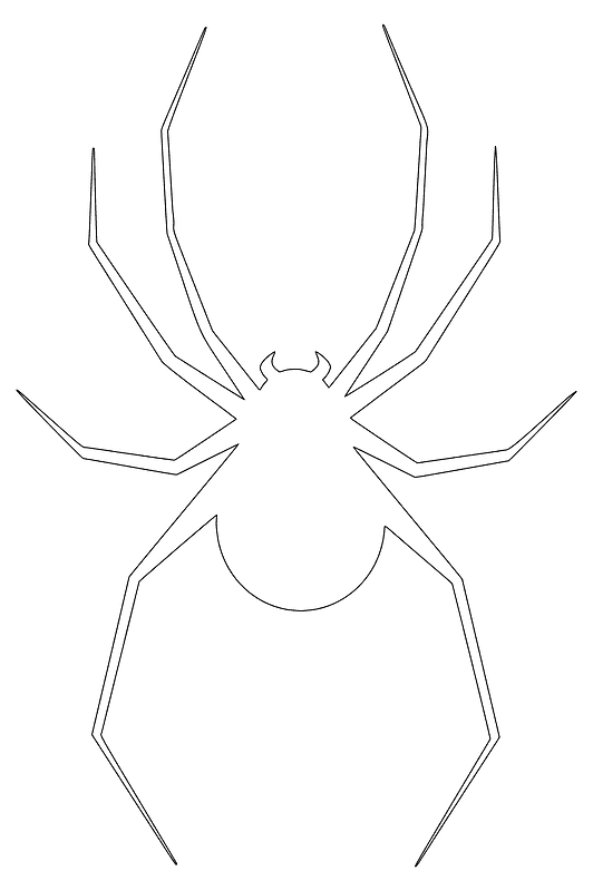 クモ 無料ベクトルシルエット Creazilla