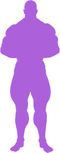 Strong Man Silhouette Free Vector Silhouettes Creazilla