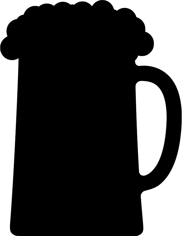 Beer stein Free vector silhouettes on