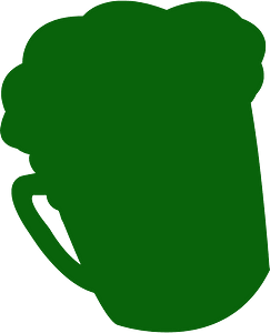 Beer silhouette - Free Vector Silhouettes | Creazilla