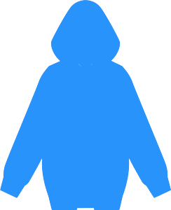 Hoodie silhouette - Free Vector Silhouettes | Creazilla