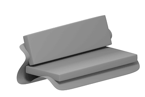 Set of Futuristic Sofa - Free 3d model on creazilla.com