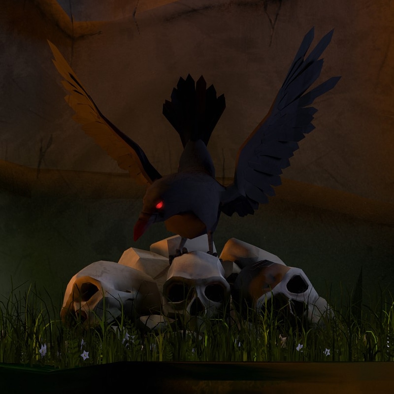 Raven - Free 3d model on creazilla.com