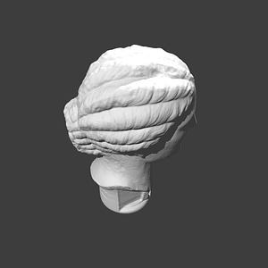 Young Woman, Korinna - Free 3d model on creazilla.com