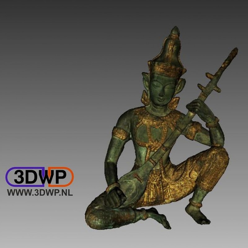 Indian God Sculpture Free 3d model on
